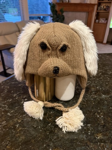 Dog hat knit adult delux - knit,