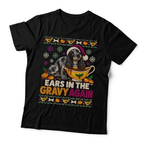 Roan cocker spaniel gravy boat - cocker,