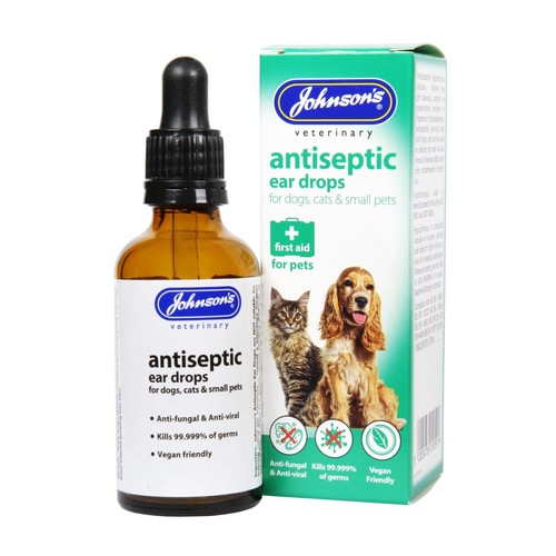 Johnsons antiseptic ear drops - johnsons,